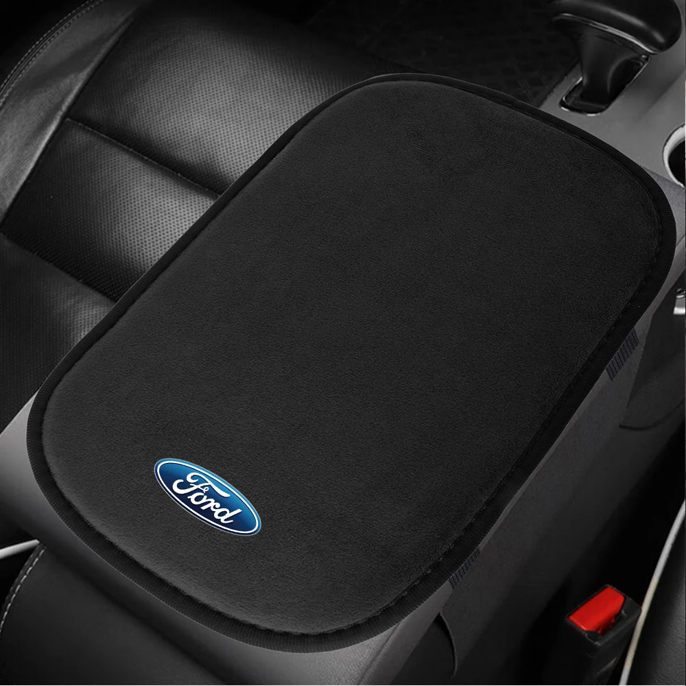 Suede Car Armrest Protection Cushion Mat