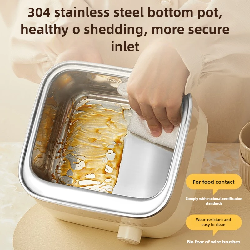 Egg Cooker Steamer with Stainless Steel Pot & Strainer Basket for Boiling Eggs, Blanching Veg, Salad Prep, Healthy Low-Fat Meals