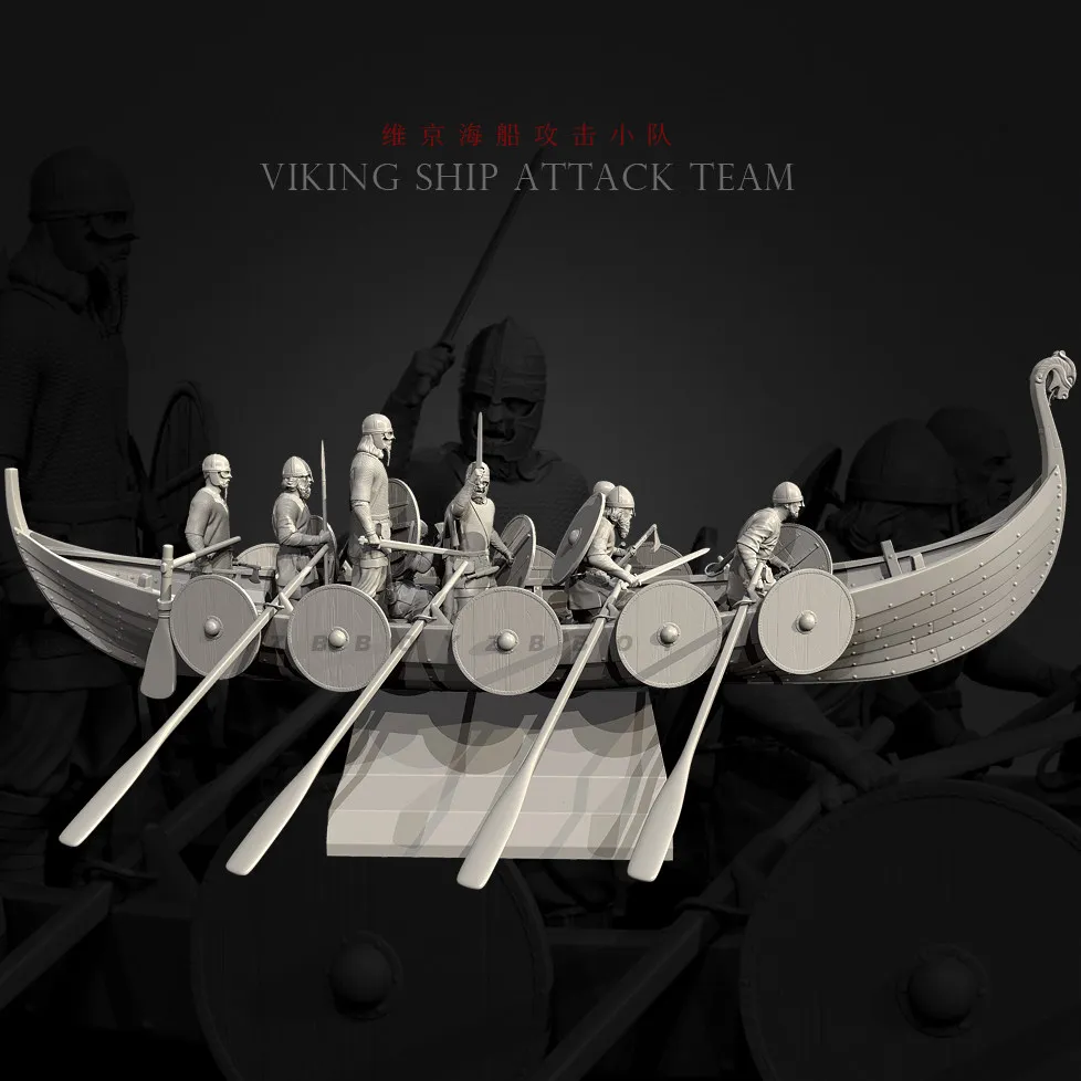 남자의 높이 25mm 38mm 50mm 수지 모델 키트 자체 조립 및 도색(3D 프린팅)TD-7652/3D