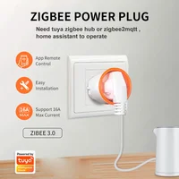 Tuya Smart Zigbee 3.0 Power Plug 16A EU Outlet 3680W Meter Remote Control Work With Alexa And Tuya Hub - Image 2