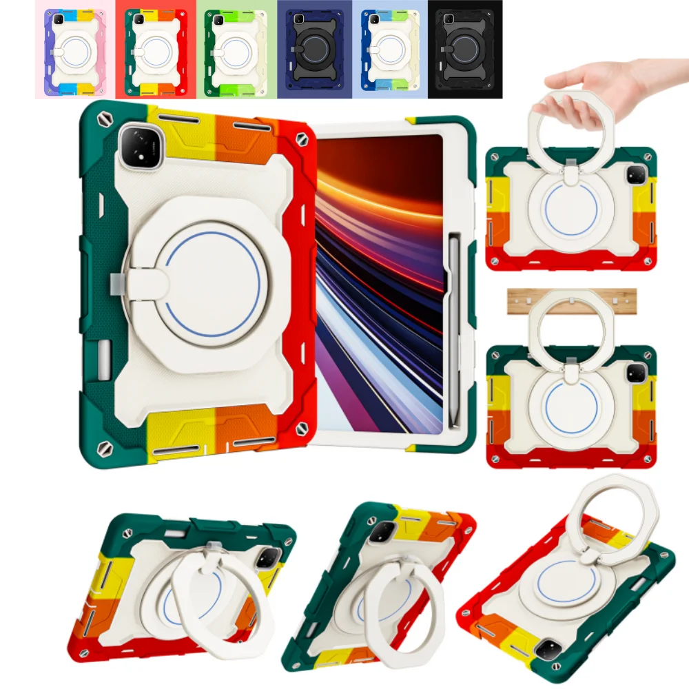 Heavy Duty Shockproof Tablet Case with Stand and Pen Slot