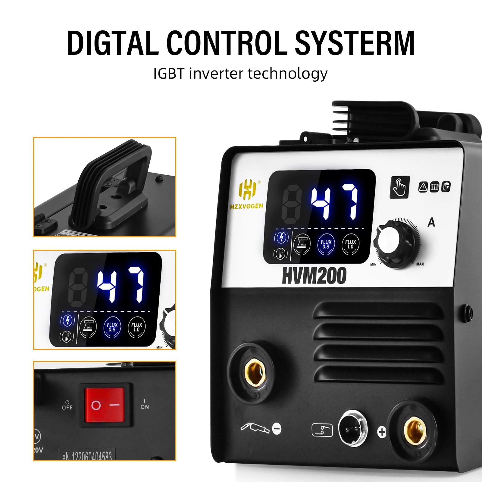 Máquina de Soldadura HZXVOGEN Semiautomática 3 en 1 HVM200 | Oferta Especial