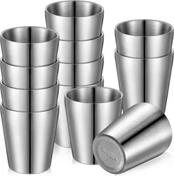 Premium Insulated Stainless Steel Tumbler Cups - Reusable, Stackable Drinkware - 175ml (2pcs)