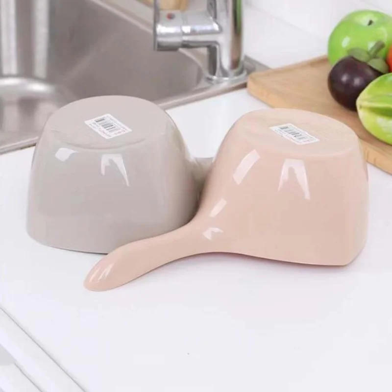 Kitchen Plastic Water Scoops Anti-drop Durable Large Vegetable Fruit Washing Ladle Baby Bath Dipper Shampoo Spoons