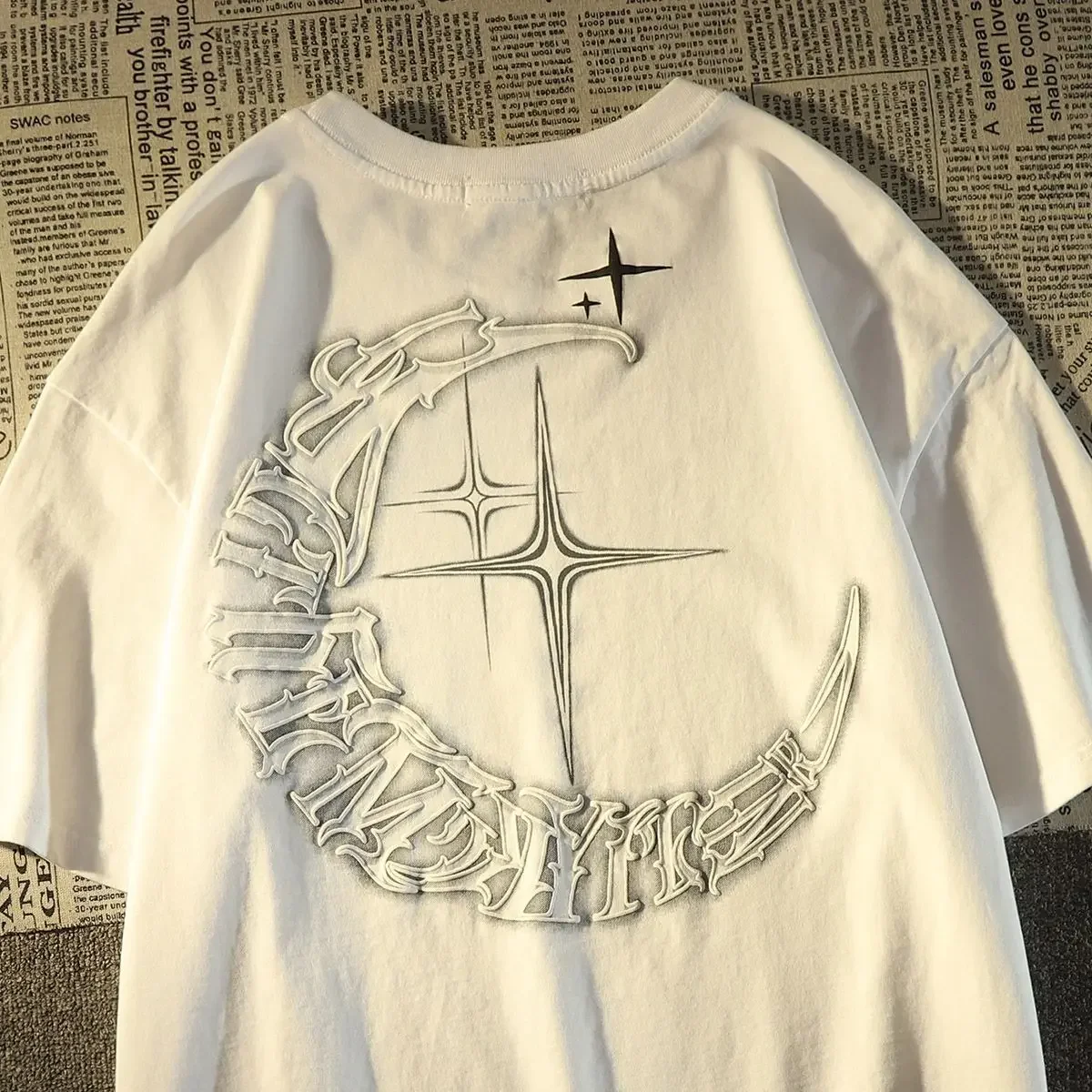 Genérico Camiseta Young Miko Para Hombre Y Mujer, Ropa De Hip Hop, Moda, Camiseta Informal De Manga Corta De Gran Tamaño (A M