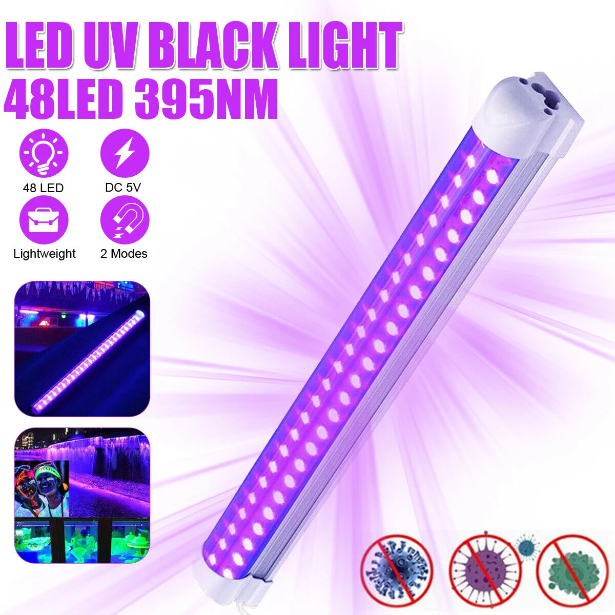 NEWLEDUVStripTubeLightUltravioletLightBarUSB10W48LEDBlackLightPortableParty.jpg