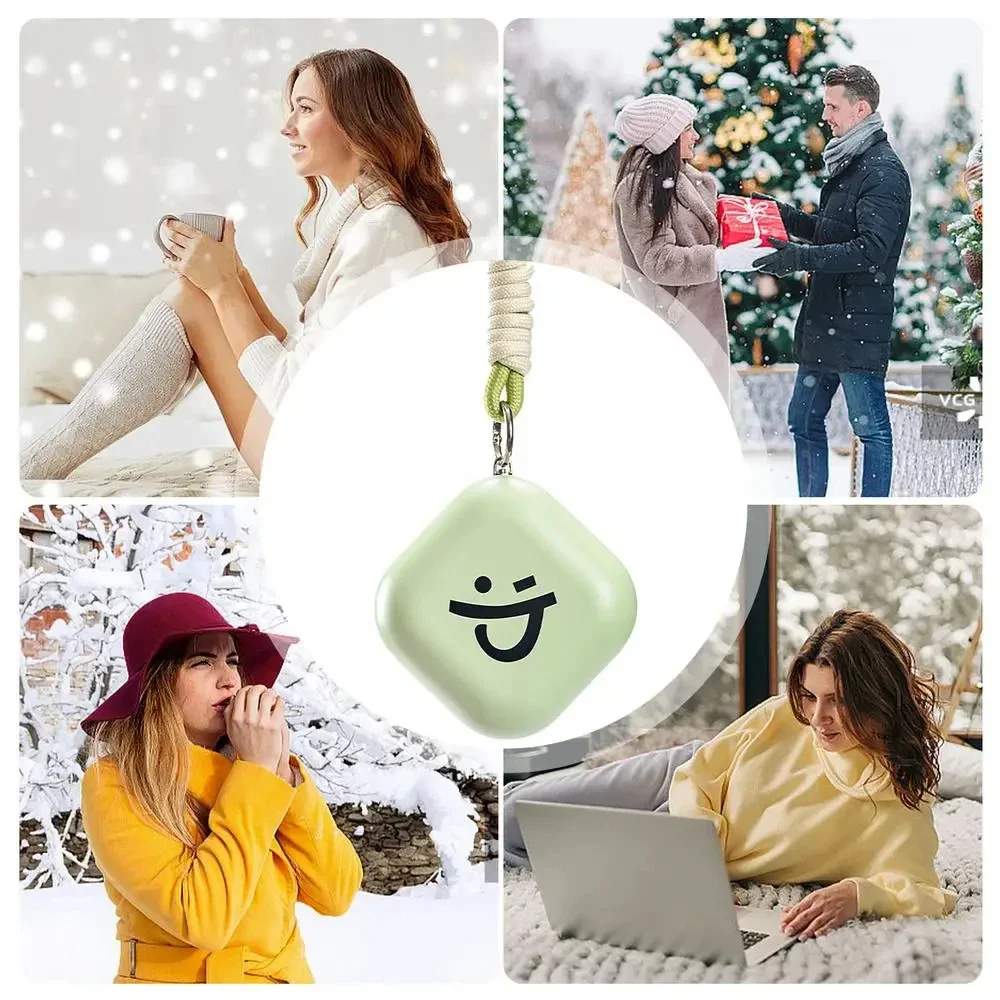 Xiaomi Mini Winter Hand Warmer USB Rechargeable Long Lasting Life Instant Hot Hand Outdoor Warm For Bag Backpack Pocket Gift portable hand warmer