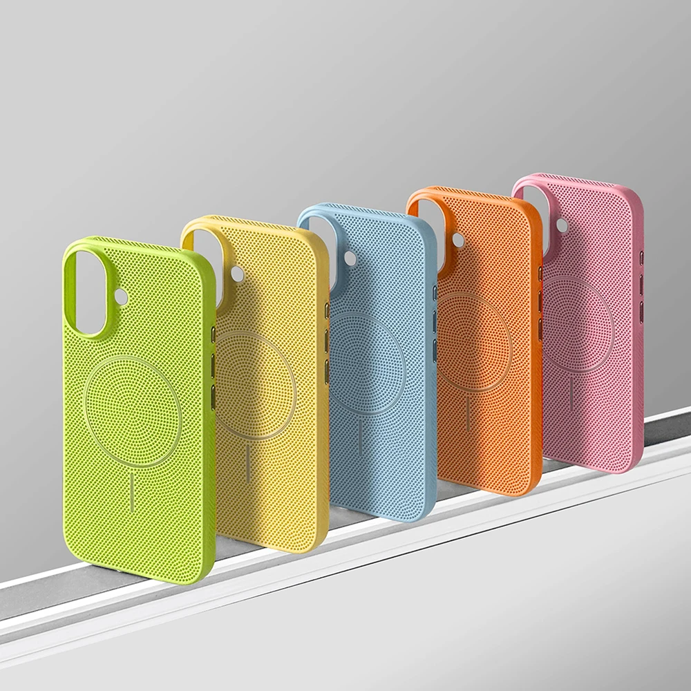 Vibrant Summer Dopamine Colorway Breathable Magnetic Charging Case - Ultra Thin Hard Cover