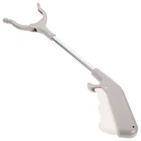 2 Pcs Stainless Steel Garbage Clip Reaching Tool Branch Tongs Picker Small Litter Grabble Grabbers 1