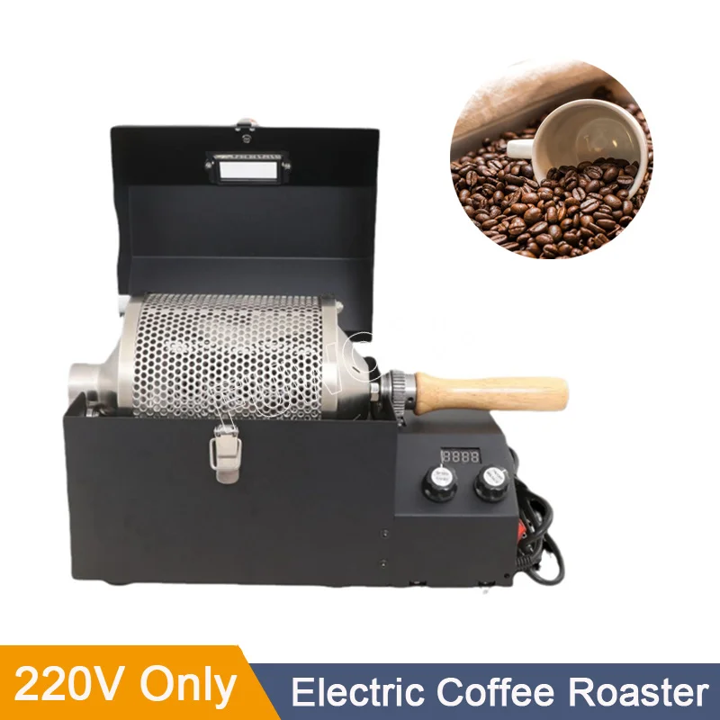 Commercial 300g Cocoa Bean Roasting Machine Electric Coffee Bean Roaster Commercial Roaster Automatic Roasting Machine