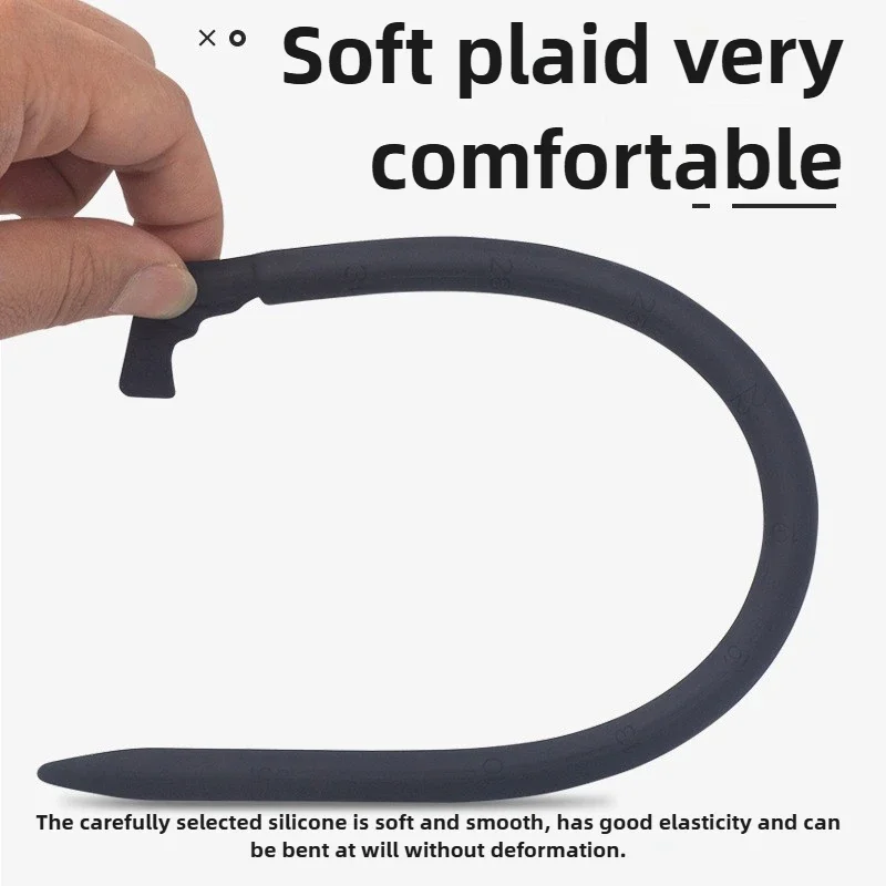 Silicone Urethral Catheter Dilator Sounding with Scale Penis Plug Horse Eye Urethra Stimulation Sex Toys for Men Urethral Plug