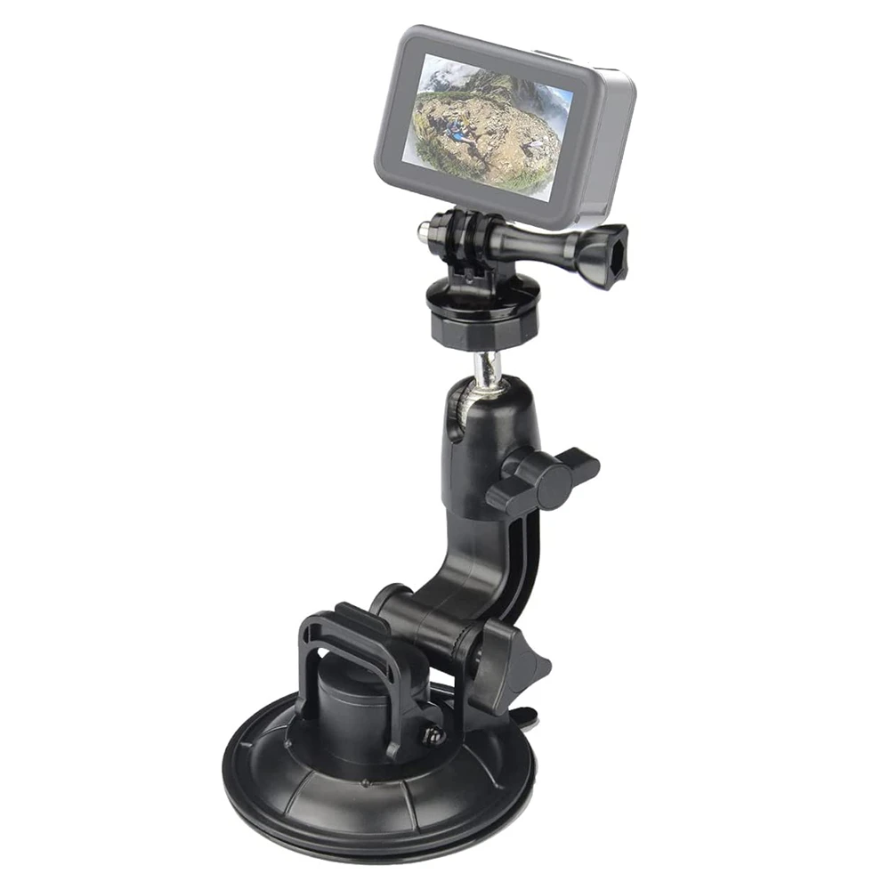Heavy Duty Camera Car Windshield Suction Cup Mount with 1/4 20 Adapter