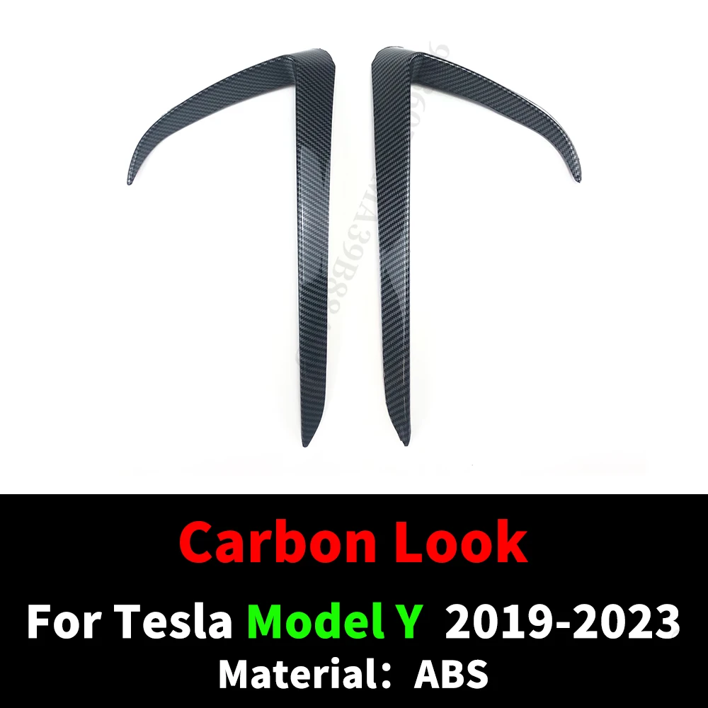 Sport Nebels chein werfer Rahmen Nebels chein werfer Augenbrauen Luft damm für Tesla Modell 3 y 2016-2023 Trim Wind Splitter Body Kit Zubehör Tuning – Detail 10