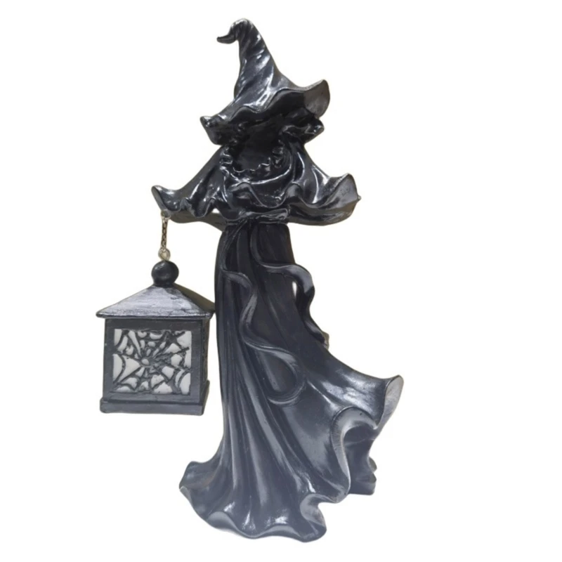 

Halloween Witch Hat Decorative Figurine Garden and Room Party