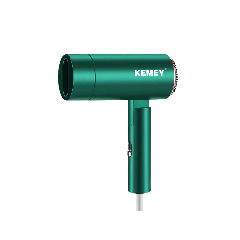 Kemei Km-9836 Vertical Rechargeable 1300W Foldable Soft Noise Cancelling Hair Dryer 6