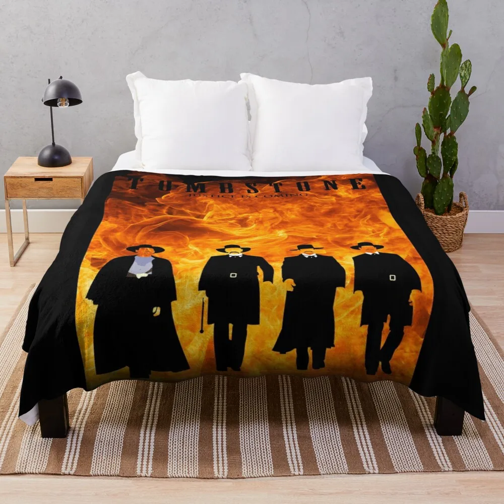 

Tombstone: FIRE Throw Blanket christmas decoration christmas gifts Beach Blanket Weighted Blanket