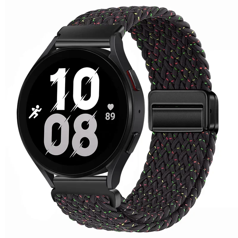 Braided Loop Nylon Magnetic Watch Strap - 20mm/22mm Band