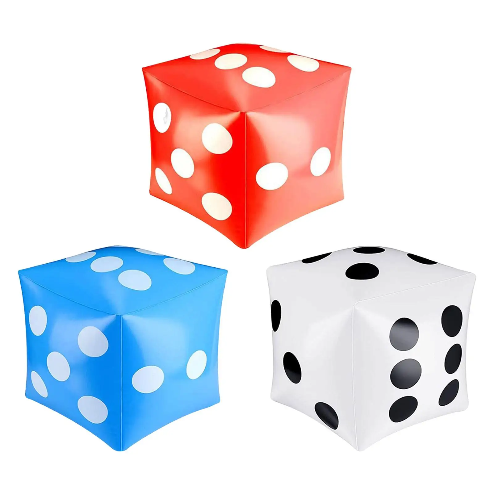 

Giant Inflatable Dice Beach Inflatable Cubes Dices Party Game Dice for Party Favor Stage Props Activities Backyard Game