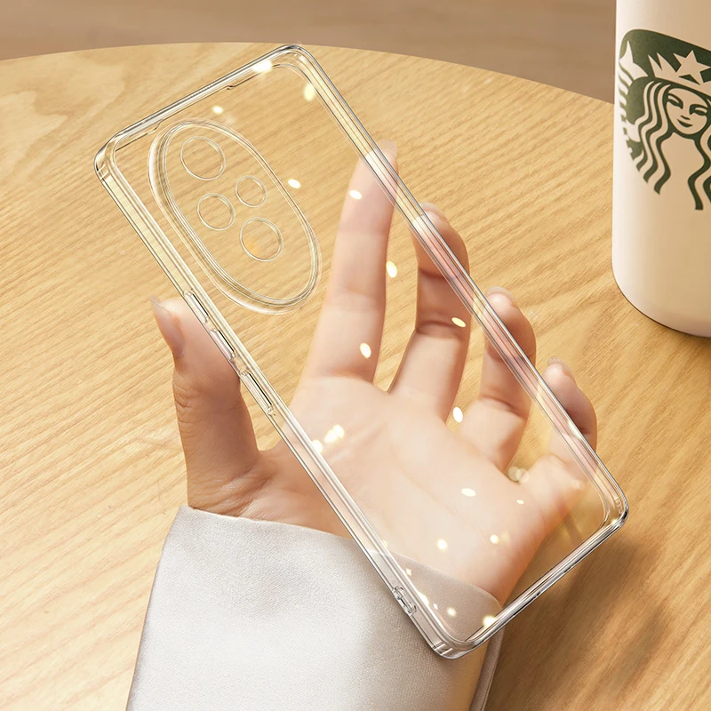 Luxury Transparent Electroplating TPU Shockproof Phone Case