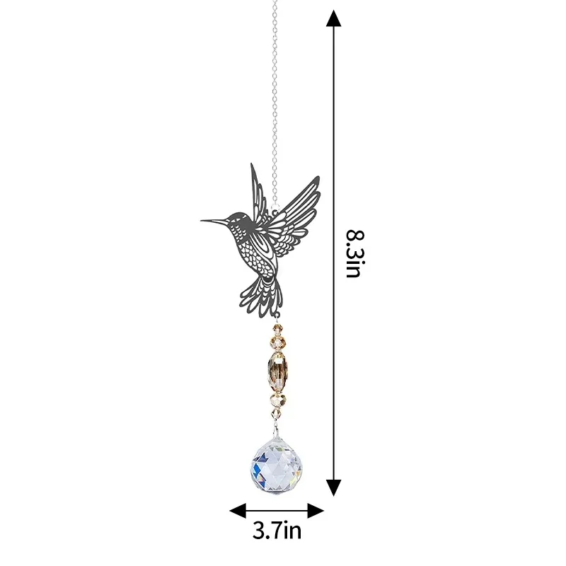 Sun Catcher Sun Catchers Window Ornament Hanging Crystal Wind Chimes Sun Catcher for Room Garden Decor