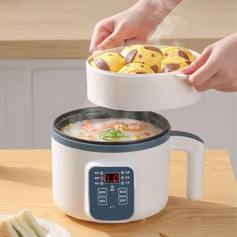 Electric Rice Cooker Multi Functional Baby Food Cooking Pot 1.7L Mini Hotpot Intelligent Non Stick Pot 1-3 Home Steaming