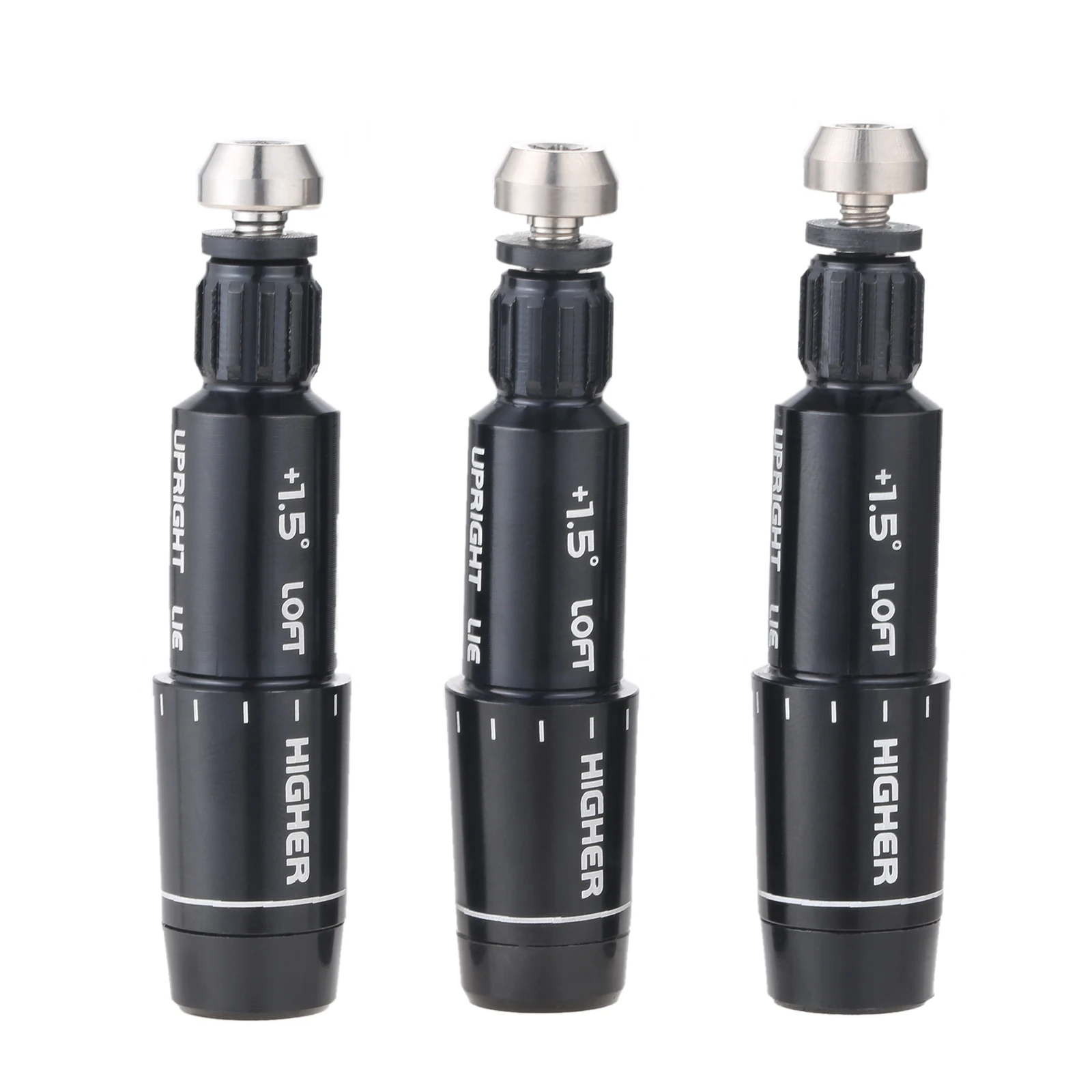 

2Pcs Golf Club Shaft Adapter Sleeve Fit for RBZ Stage2 0.335/0.350/0.370 Tip Size Aluminum Alloy Black Golf Club Accessories
