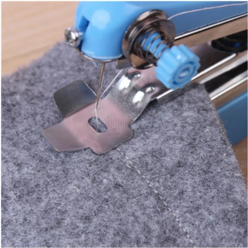 1Pc Mini Useful Portable Manual Sewing Machines Needlework Cordless Hand-Held Clothes Handwork Tools Accessories Sewing Machines