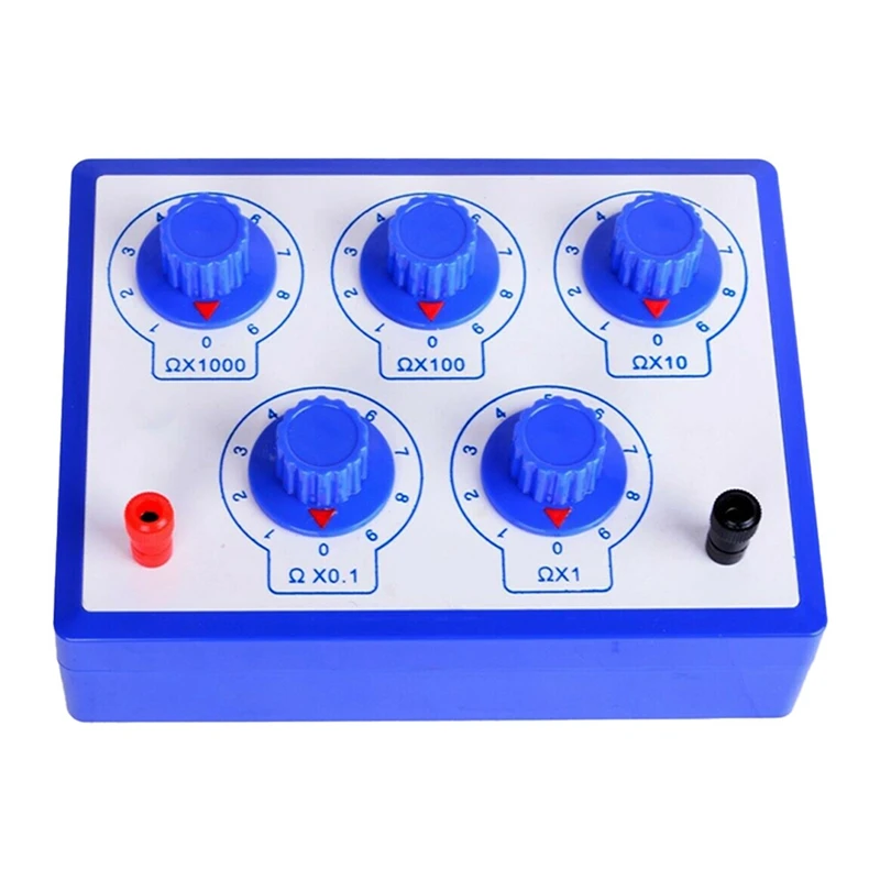 

PPYY-J2361 Resistance Box Precision Variable Decade Resistor 0-9999.9 Resistance Meters For Physical Teaching Instruments