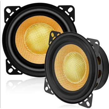2 Altoparlanti Midrange da 4 Pollici, 300W di Potenza, 4 Ohm, Sistema Audio Professionale Hi-Fi per Auto, Facile Installazione