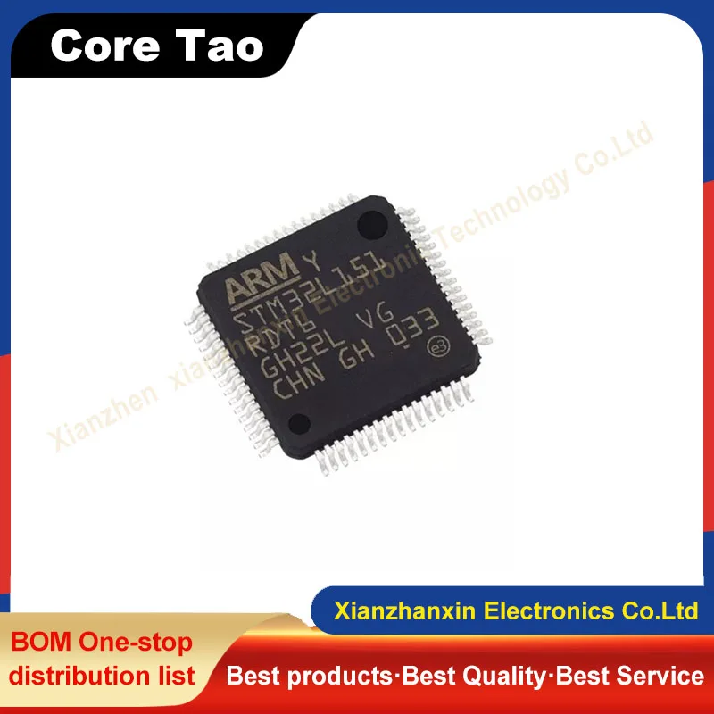 

Микроконтроллер STM32L151RDT6 32L151 151RDT6, Инкапсуляция LQFP64, микроконтроллер MCU, новый и оригинальный, 1 шт.