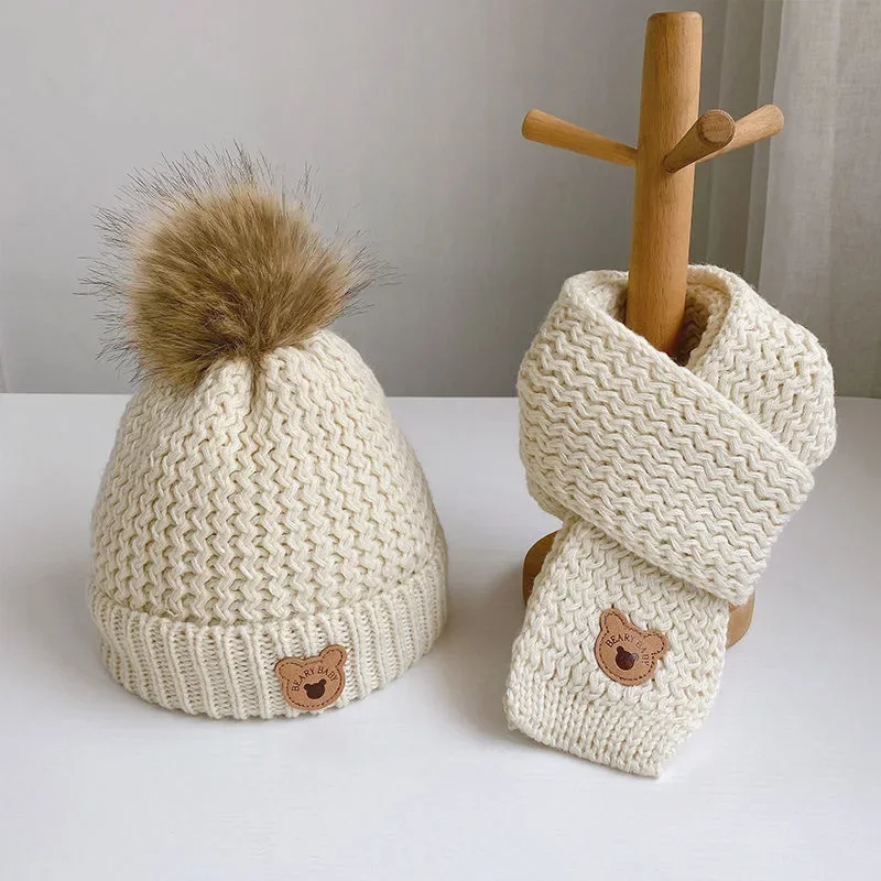 Conjunto Chapéu E Cachecol Infantil Sukeen - Inverno Antiestático