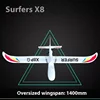 Surfer X8 Epo Drone Fpv Glider 1400mm Wingspan Beginner Model Aircraft Collision Resistant Detachable Remote-Controlled Airplane 2