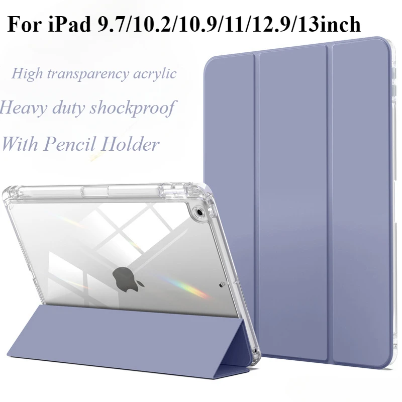 Enhanced iPad Protective Case with Apple Pencil Holder