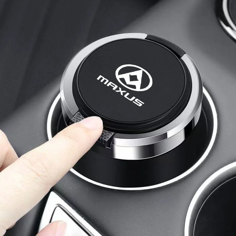 자동차 재떨이 담배 재 홀드 컵 LED 조명 자동차 재떨이 Maxus T60 D60 D90 T70 T90 G10 G20 G50 G90 V80 V90 Euniq 5 6 용