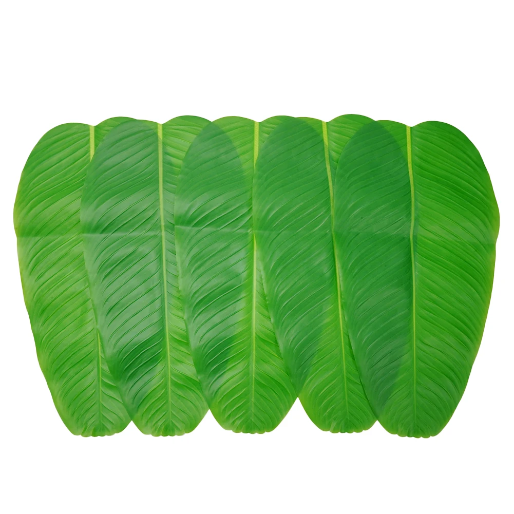 

Artificial Banana Leaves For Hawaiian For Hawaiian Home Decoration Large Leaves Luau Party Decor Artificial Banana