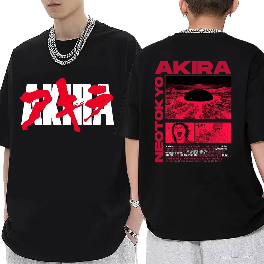 

Anime Neo Tokyo Akira T Shirts Movie Science Fiction Manga Shotaro Kaneda Graphic T-shirts Unisex Fashion Vintage Loose T Shirt