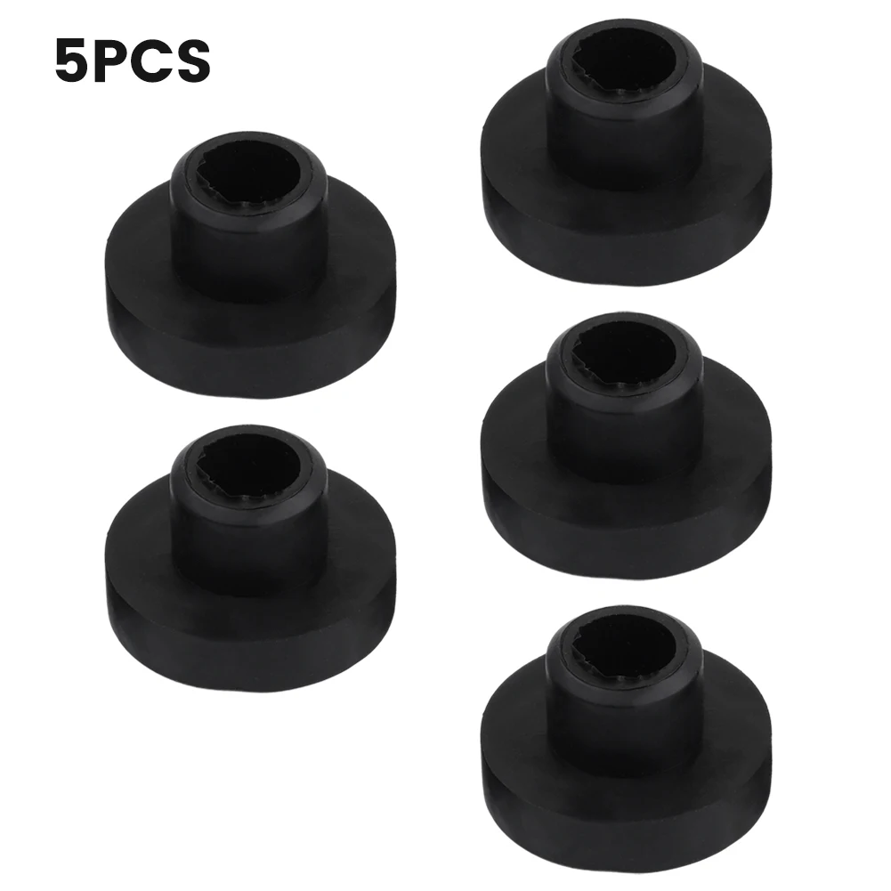 5 Piece Fuel Tank Bushing Grommets With 3/8 ID 1 1/16 OD 5/8 H For Tractor Lawn Mower Generator And Related OEM Parts