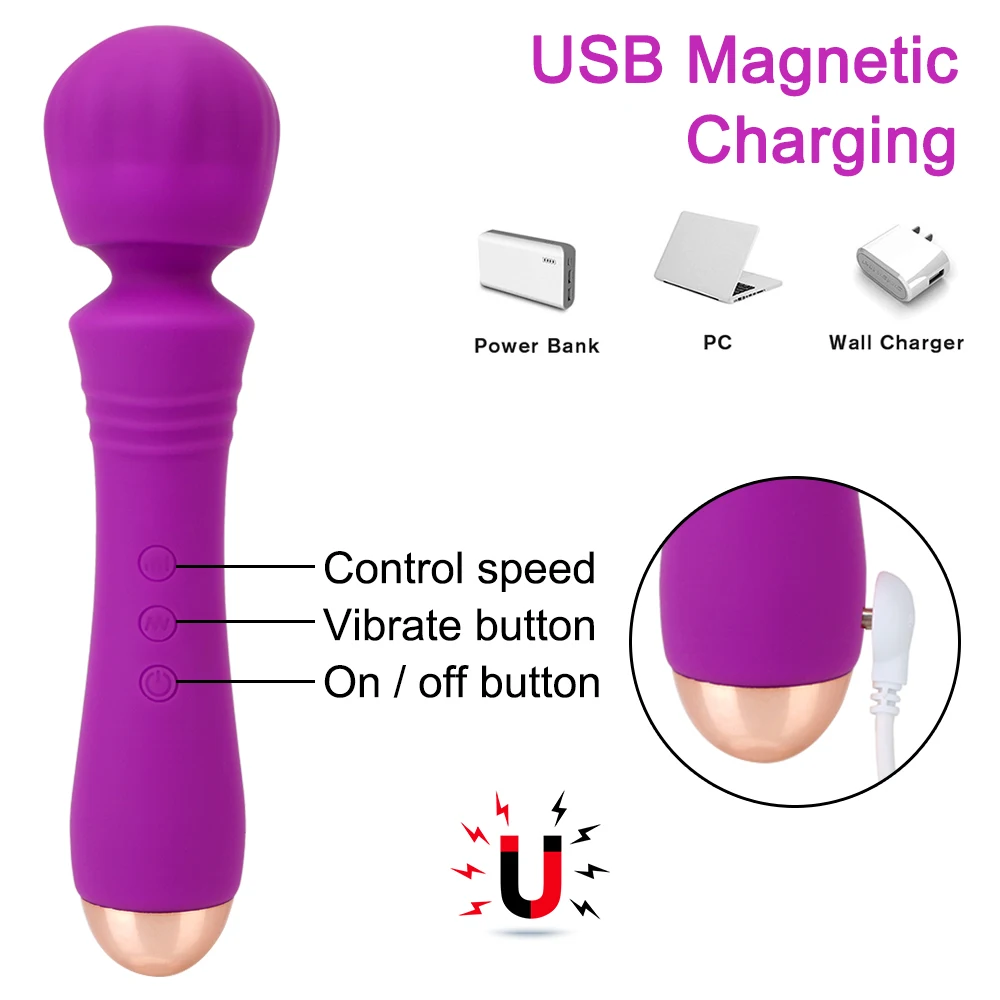 Magic wand vibrator g-spot av stick clitoris stimulator voor vrouw_voghion.com