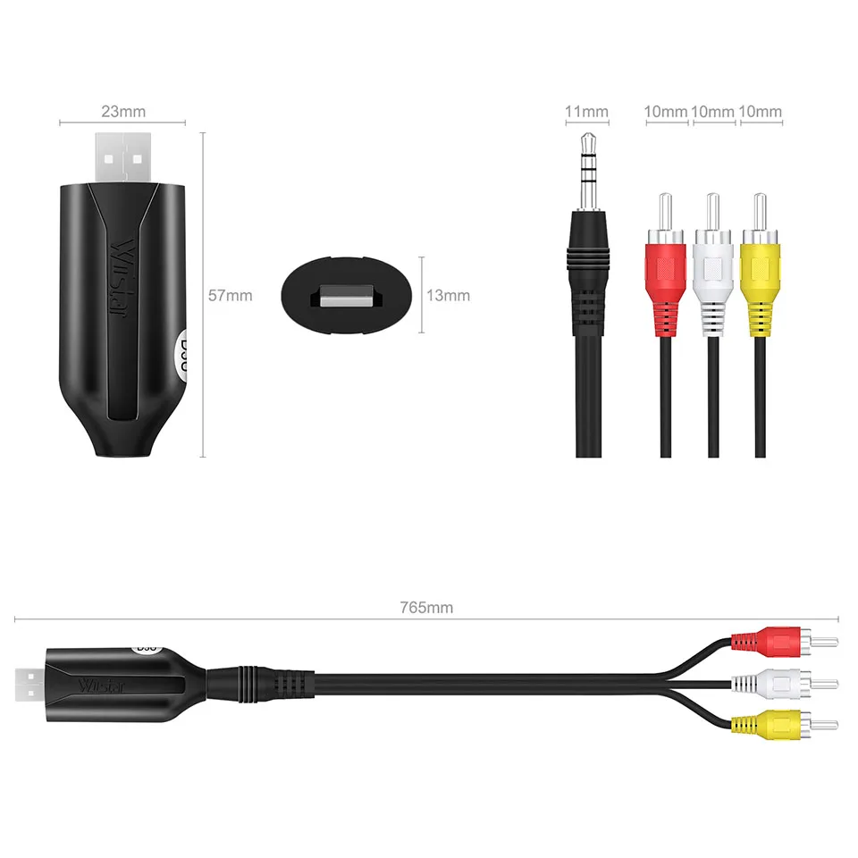 EasyCap USB 2.0 Capture Card Video TV DVD VHS Audio Capture Card 3 in 1 VHS to DVD Adapter Converter PC PS3 Xbox for Win 7 8 32 video capture card video converter vhs tape converter