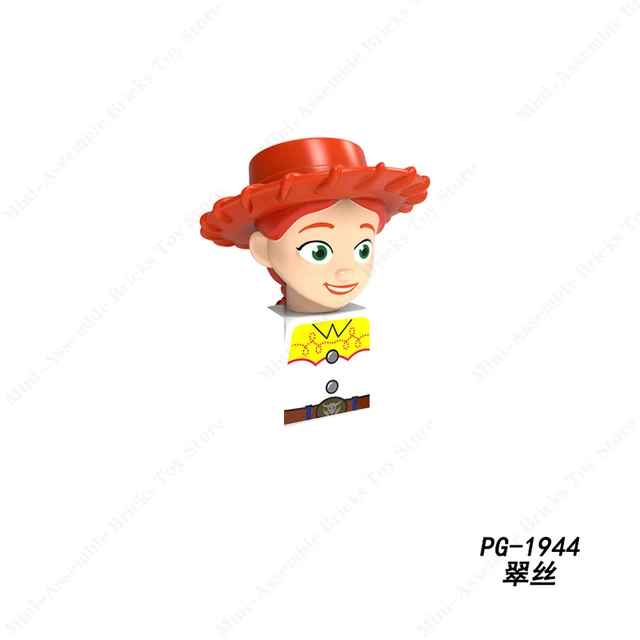Disney Mini Action Toys Figures Building Blocks Cartoon Toy Story Mickey Mouse Winnie The Pooh Frozen Stitch Donald Duck Bricks 1944