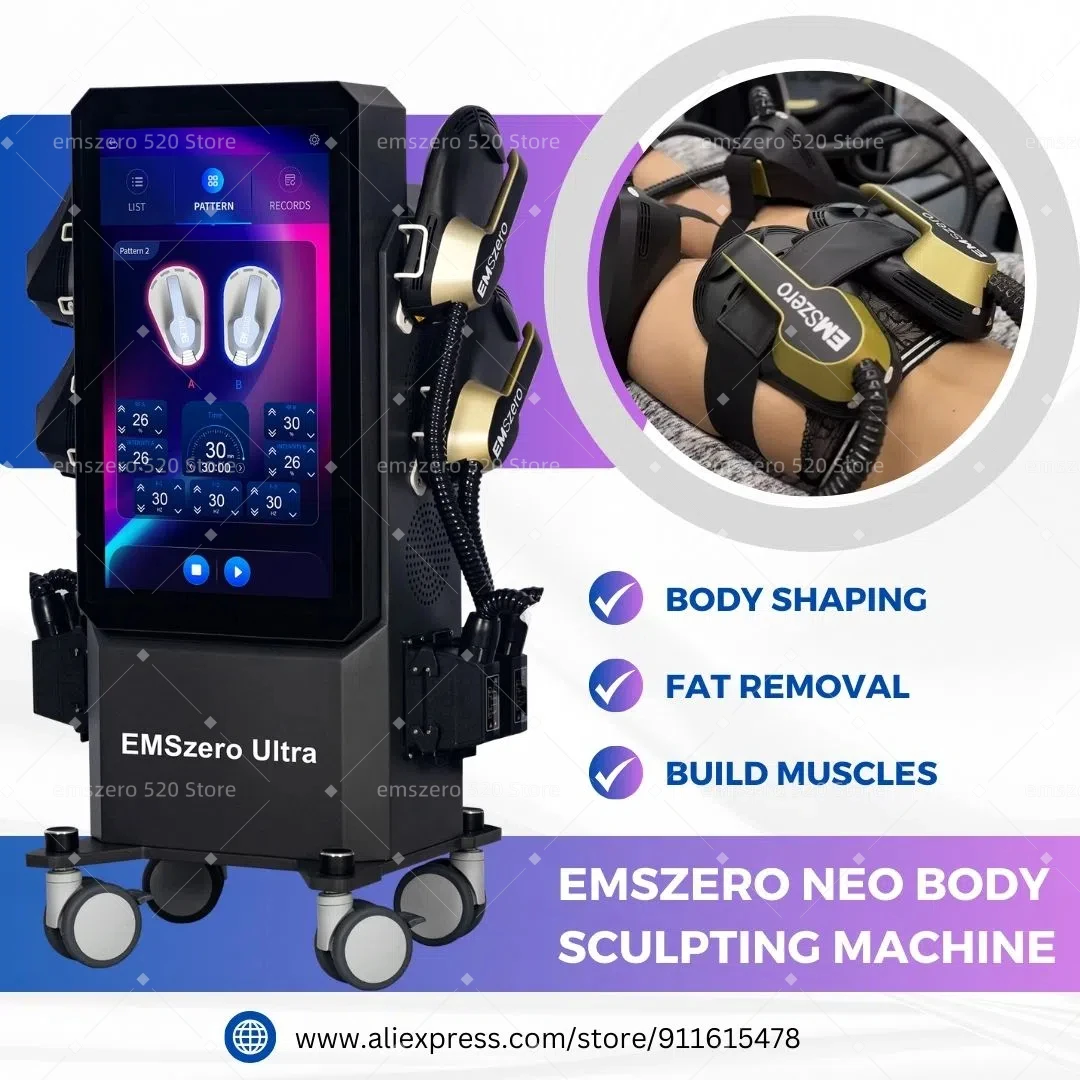 Nova Professional EMSzero Body Sculpt Machine Fat Removal Upgrade 6500W EMSzero Slimming Device EMS RF ABS Muscle Stimulator