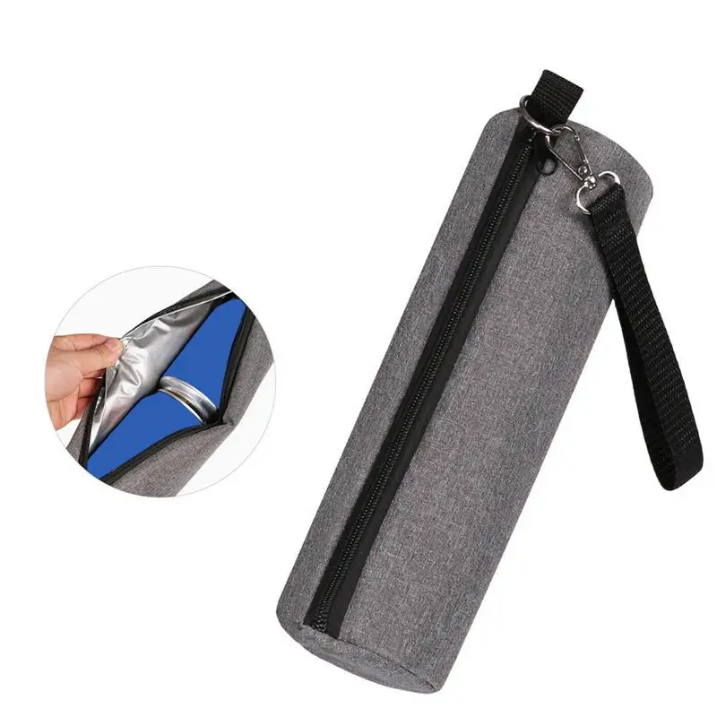 Beer Drink Accessories Sling Cooler Long Tube Shape Camping Beer Sleeve Leakproof Beverage Preserver Golf Club Bag Accessories