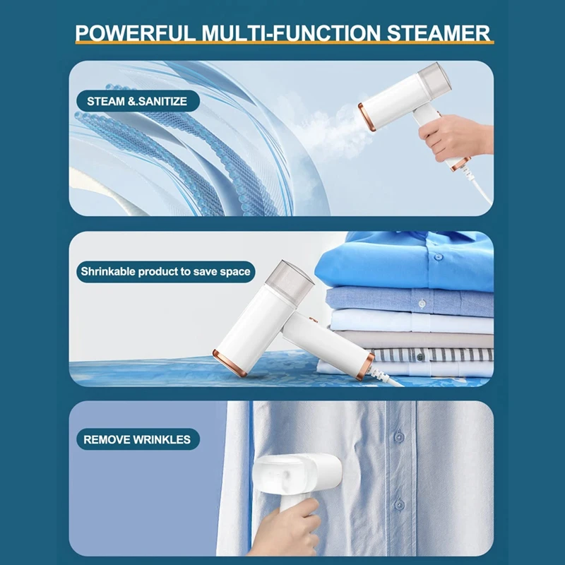 1 PCS Steamer For Clothes Portable Clothes Steamer For Removes Wrinkle US Plug