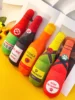 A pet plush toy bottle shape pet bite toy pet relief interactive pet toys can sound pet toys 3