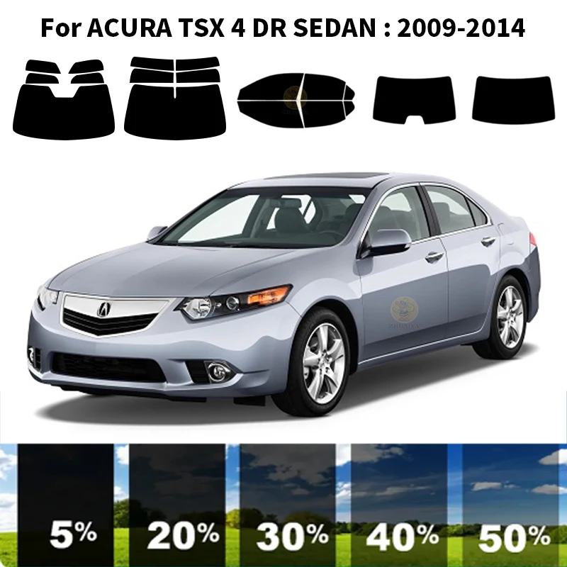 

Нанокерамическая Автомобильная УФ-пленка Precut для окон, автомобильная оконная пленка для ACURA TSX 4 DR SEDAN 2009-2014