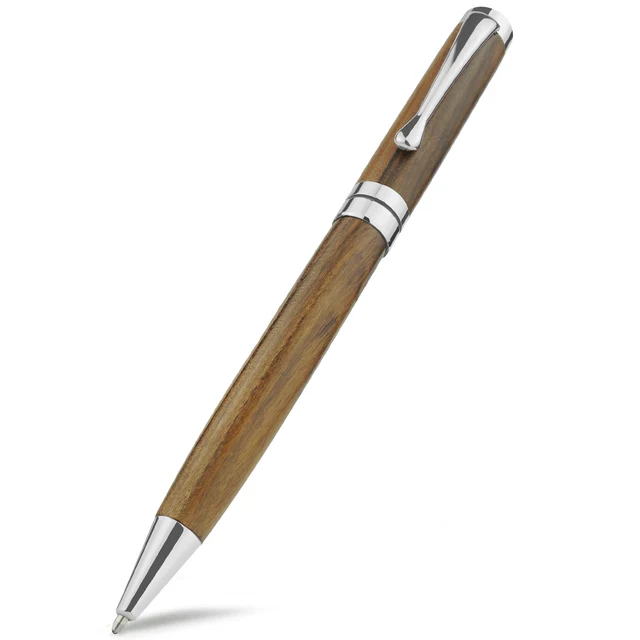 STONEGO Wooden Twist Ballpoint Pen, Retractable Roller Ball Pens Smooth Writing Signature Executive Business Ball Pen 1