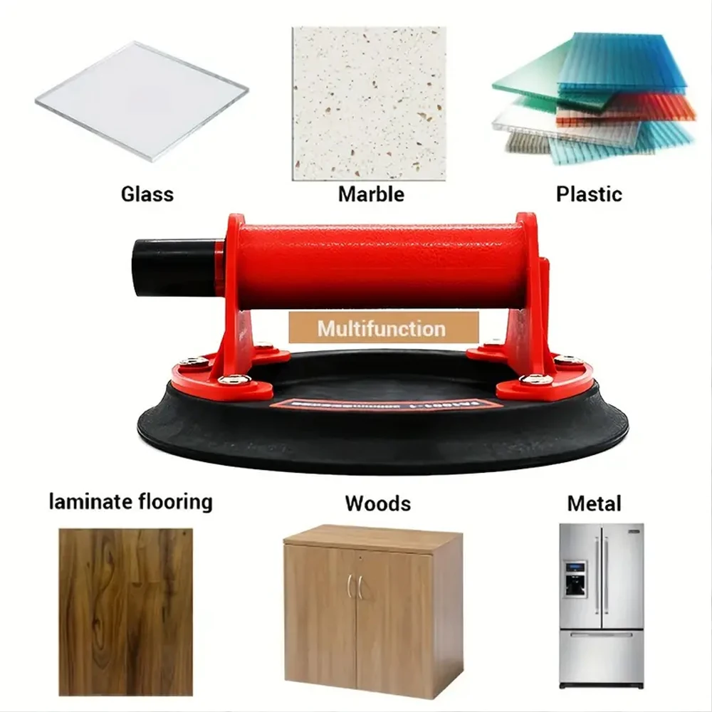Vacuum Suction Cup Carrying Capacity Heavy Duty Glass Suction Cup Lifter for Granite Tile Glass Manual Lifting