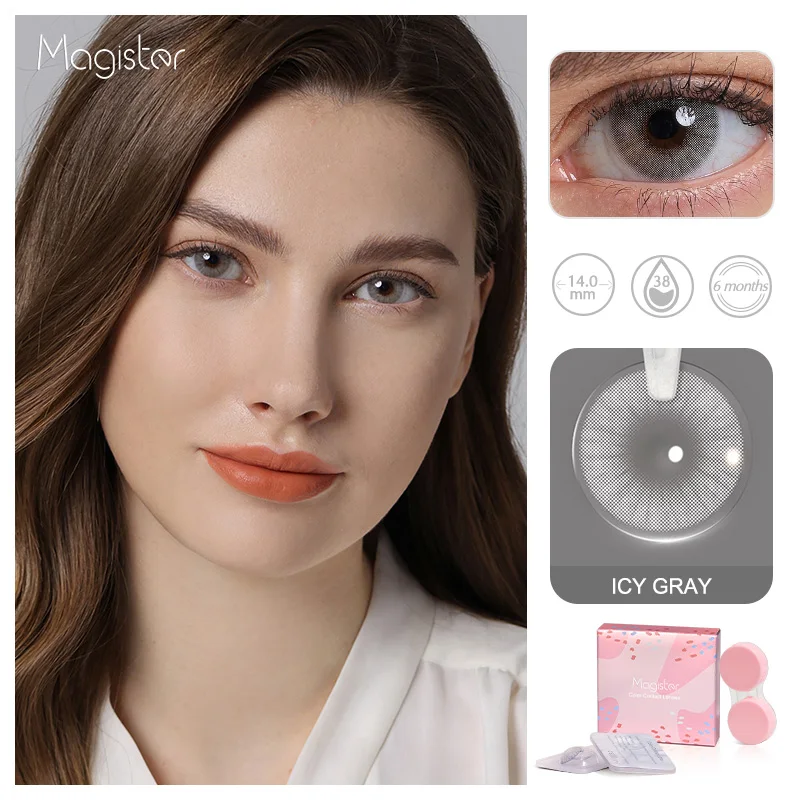 Colored Lenses with Diopter Natural Eye Color Lens Correction Prescription Myopia Colored Contacts Lenses for Vision Eyes Makeup contact lenses