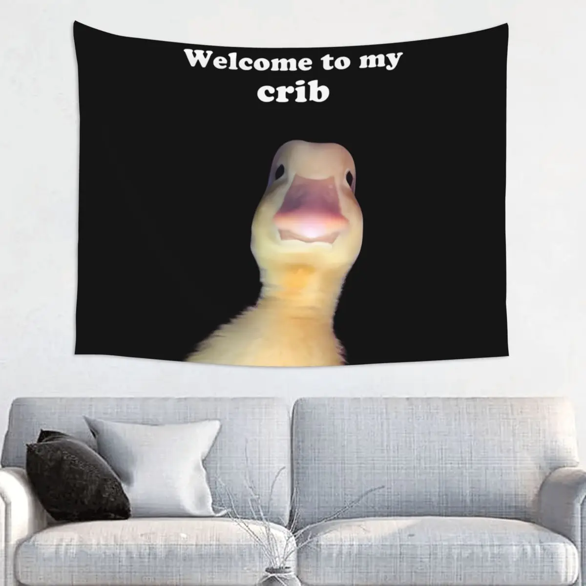 Welcome To My Crib Tapestry Wall Hanging Tapestries For College Dorm Decor