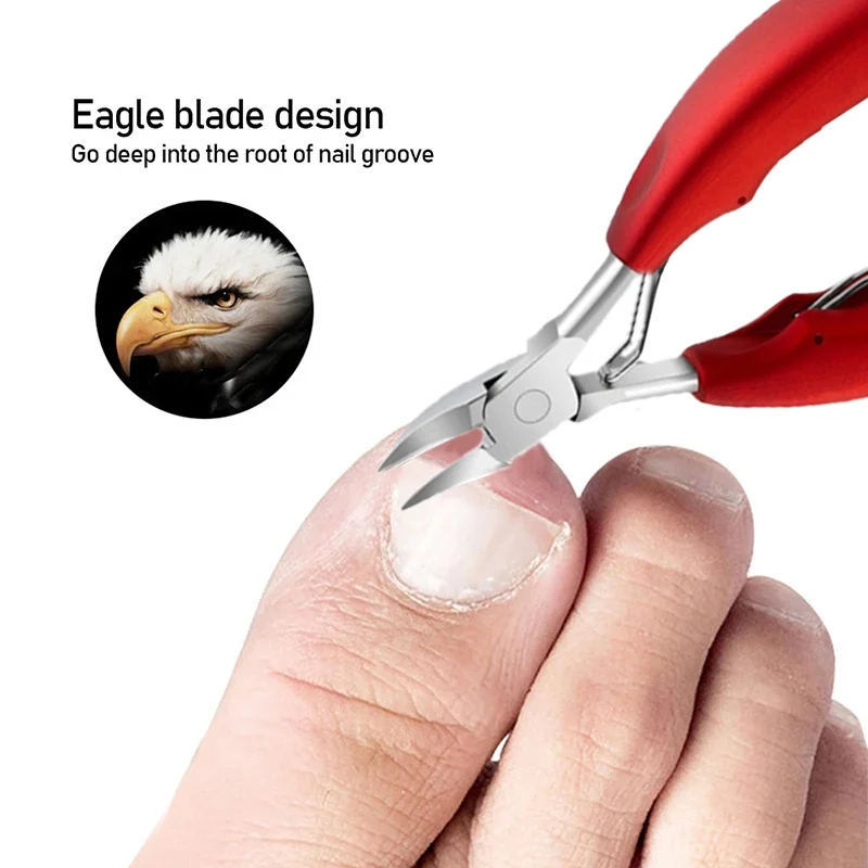 1pcs Professional Ingrown Toenail Clippers Cutter For Thick Ingrown Nails  Care Scissors Cutter Trimmer Manicure Pedicure Tools - Clippers & Trimmers  - AliExpress